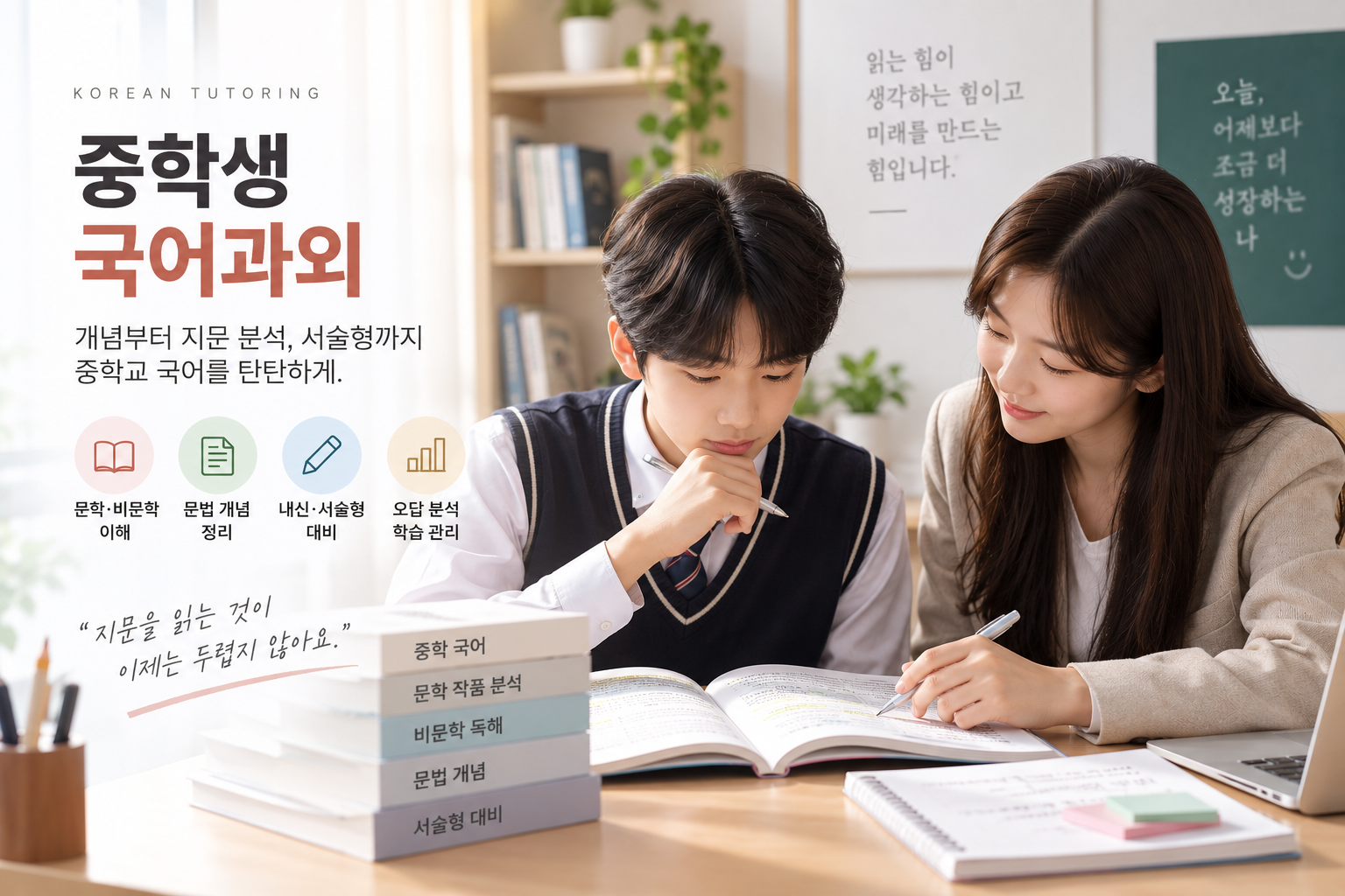 창원 중학생 국어과외 1:1 맞춤수업